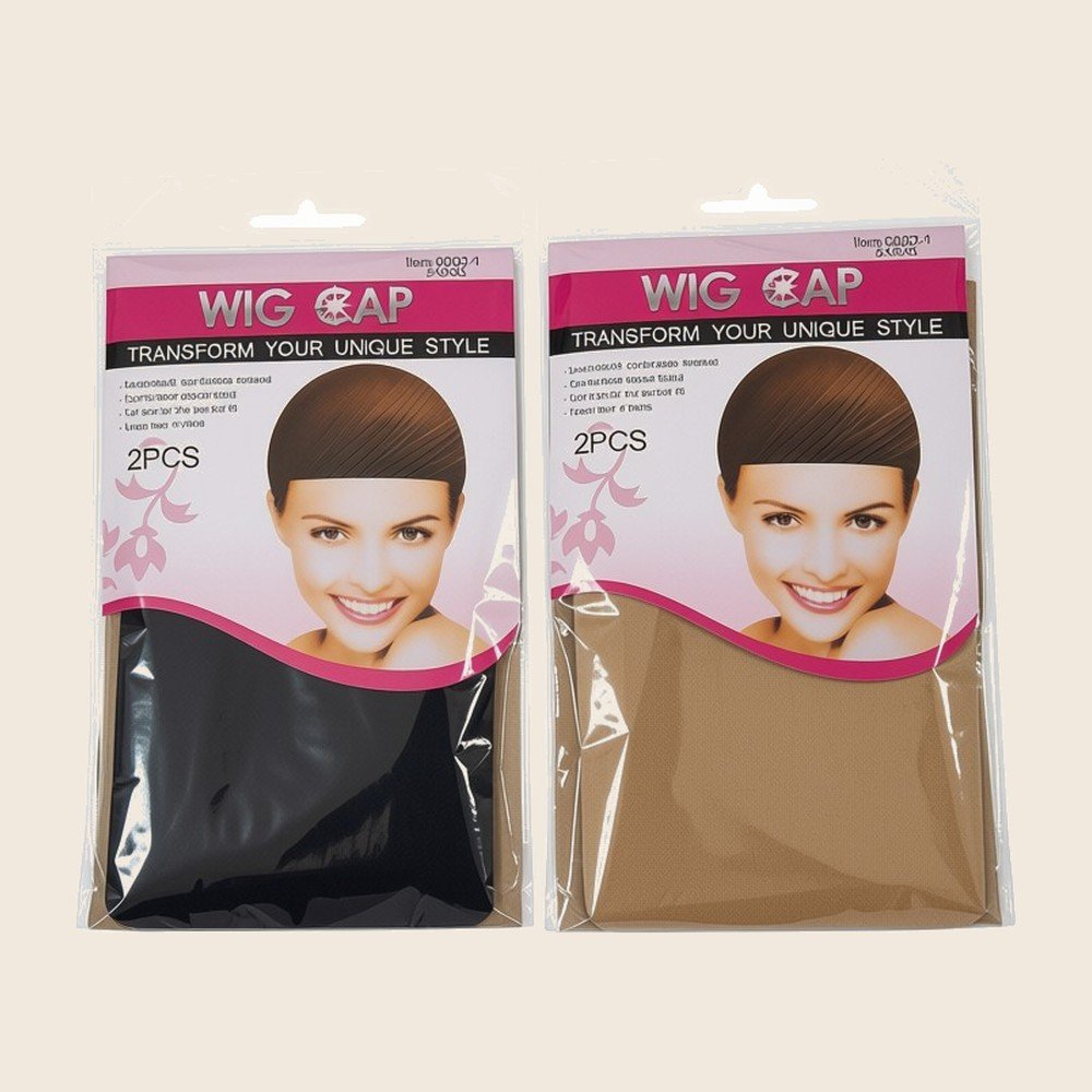 Wig cap touca para peruca preta e bege